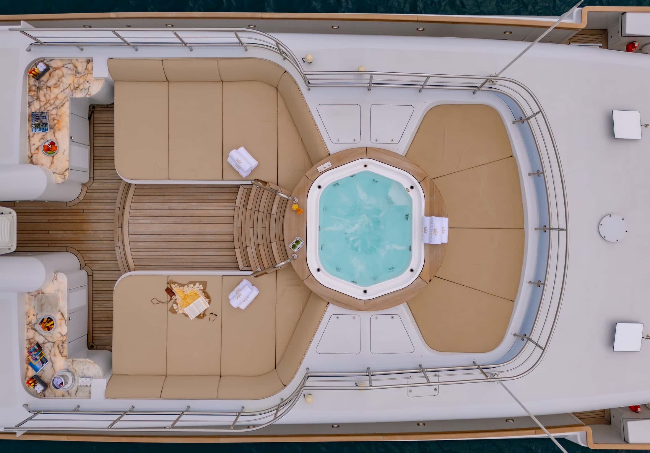 Isabell yacht pool area